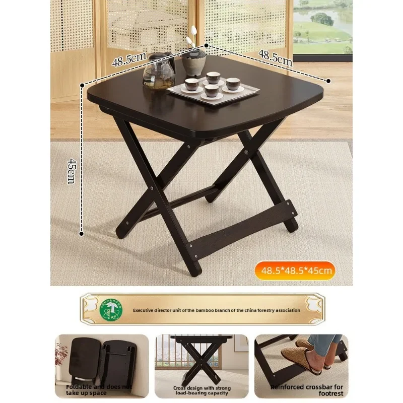 Outdoor Furniture One Piece - Tavolo da Pranzo Pieghevole Compatto, Rotondo