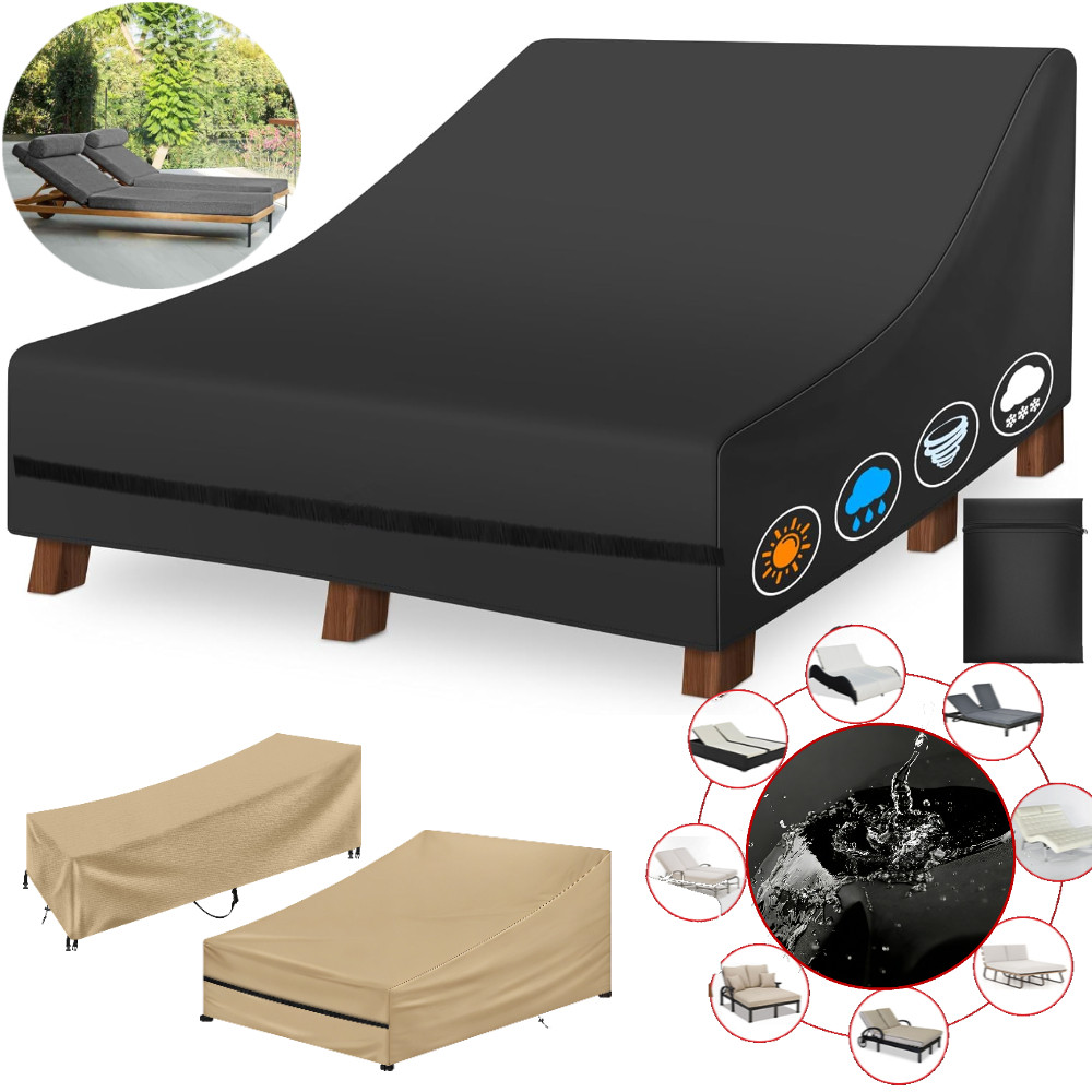 Outdoor Furniture Lounge Chair - Copertura Impermeabile per Lettino da Giardino