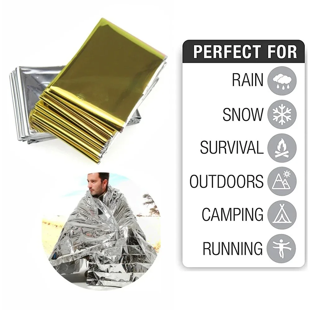 Outdoor Rug Waterproof - 5 pezzi coperta termica di emergenza