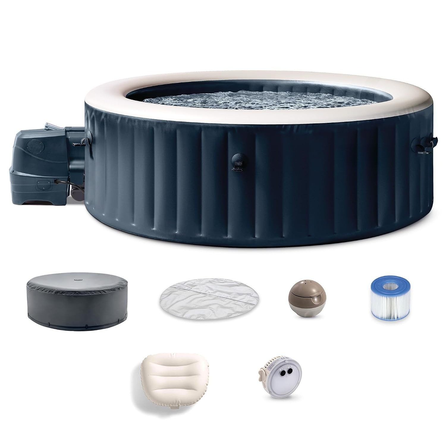 Inflatable Hot Tub - Vasca Idromassaggio Gonfiabile Rotonda per 6