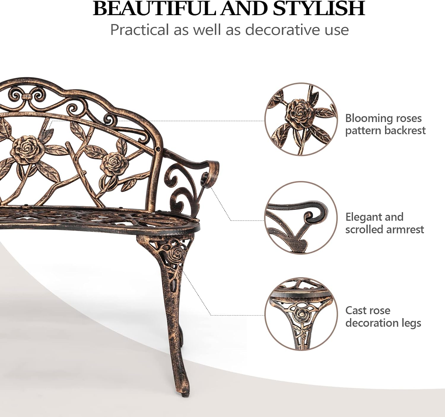 Panchina da Giardino in Metall - Outdoor Furniture One Piece recensione e prezzo