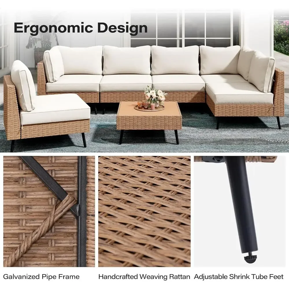 Set Divano Sezionale 7 Pezzi 2 - Outdoor Furniture One Piece recensione e prezzo