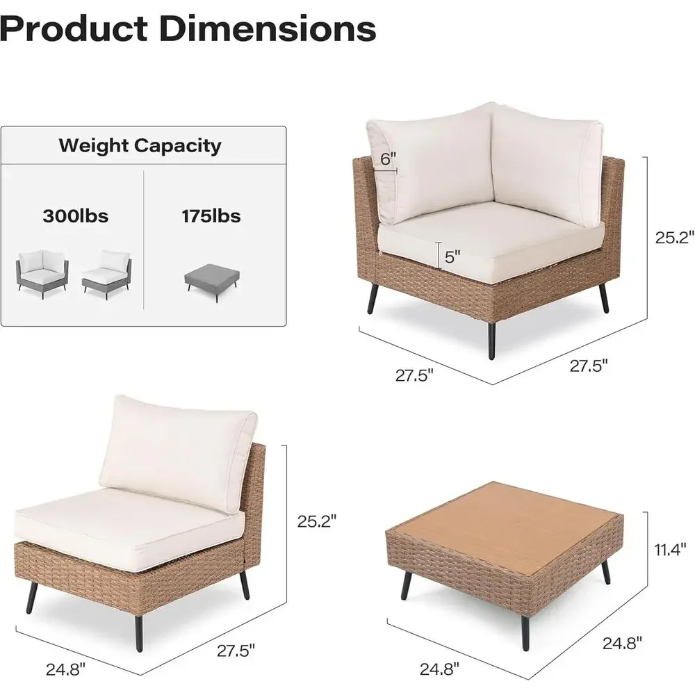 Set Divano Sezionale 7 Pezzi 2 - Outdoor Furniture One Piece recensione e prezzo