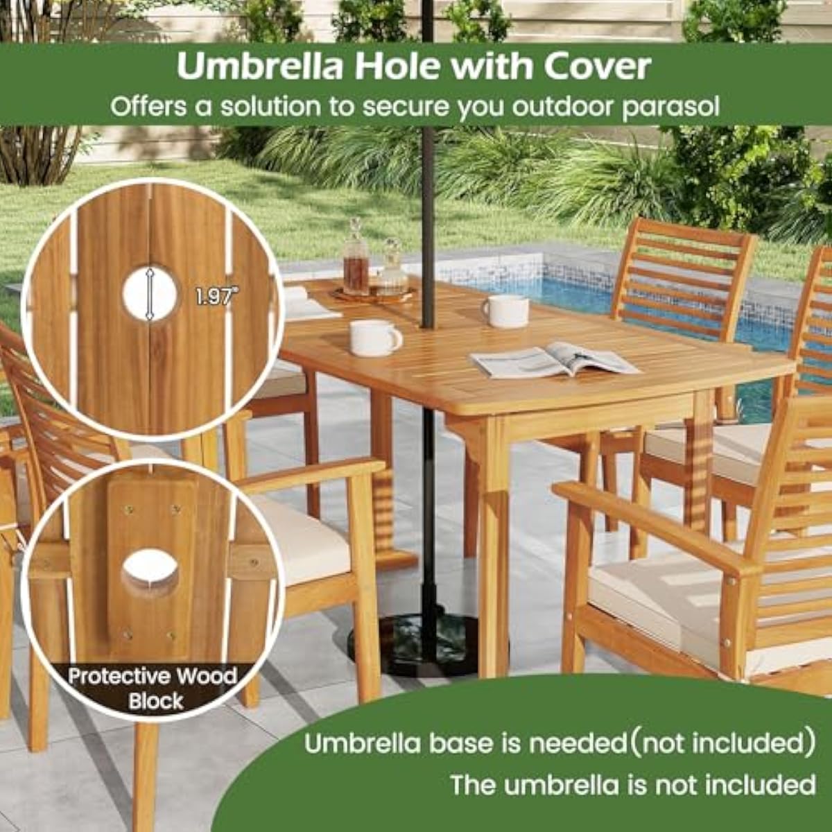 Set da pranzo per esterni comp - Outdoor Furniture One Piece recensione e prezzo