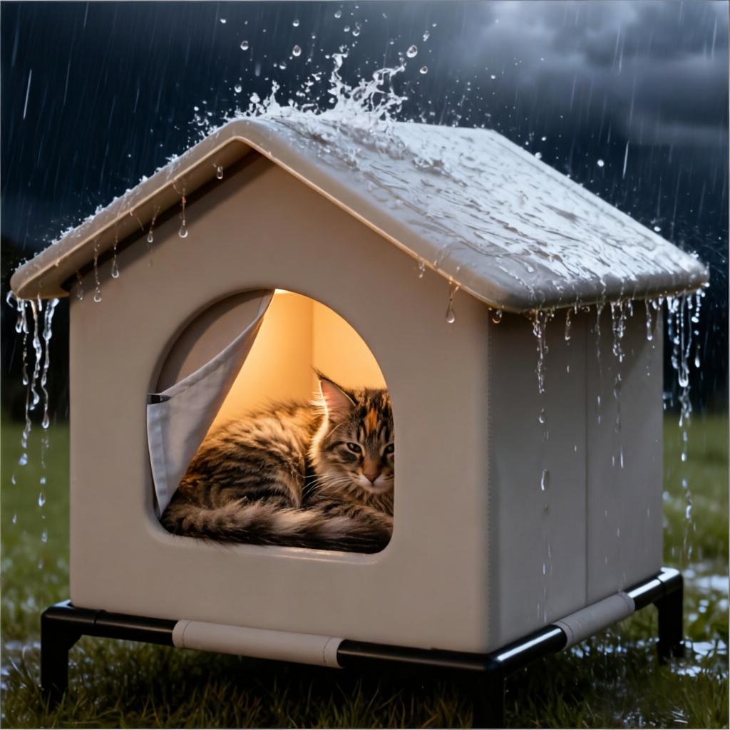 Casette per Gatti Randagi con  - Outdoor Rug Waterproof recensione e prezzo