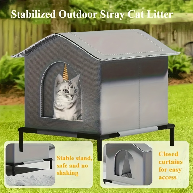 Casette per Gatti Randagi con  - Outdoor Rug Waterproof recensione e prezzo
